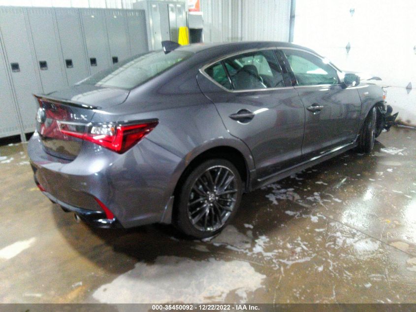 2022 ACURA ILX PACKAGE VIN: 19UDE2F82NA007336