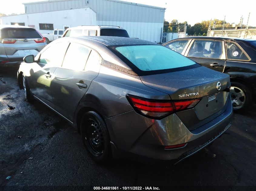 2021 NISSAN SENTRA S VIN: 3N1AB8BV3MY268335