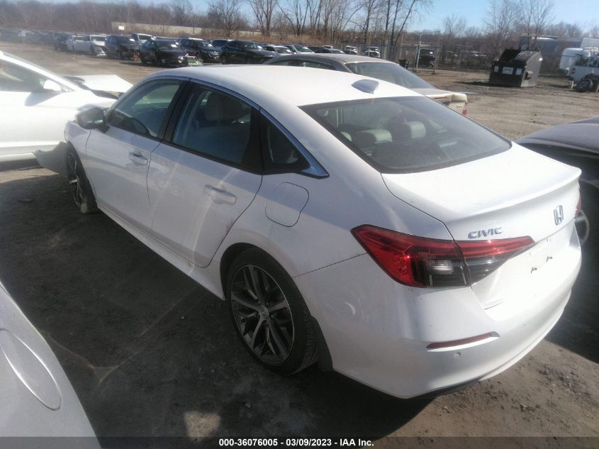 2022 HONDA CIVIC SEDAN TOURING VIN: 2HGFE1F95NH304467