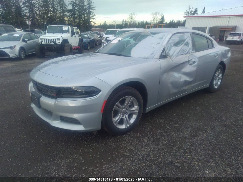 2022 DODGE CHARGER SXT VIN: 2C3CDXBG2NH179203