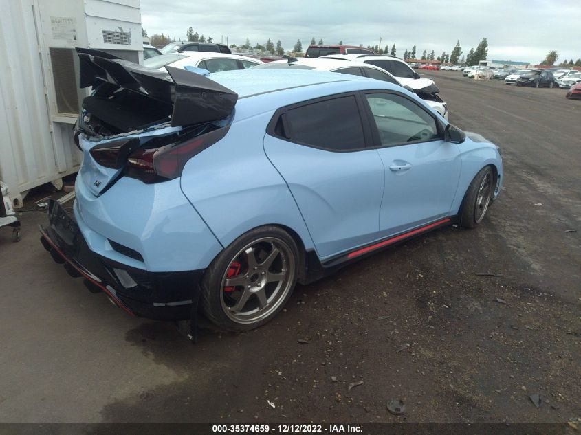 2022 HYUNDAI VELOSTER N VIN: KMHT36AH2NU013453