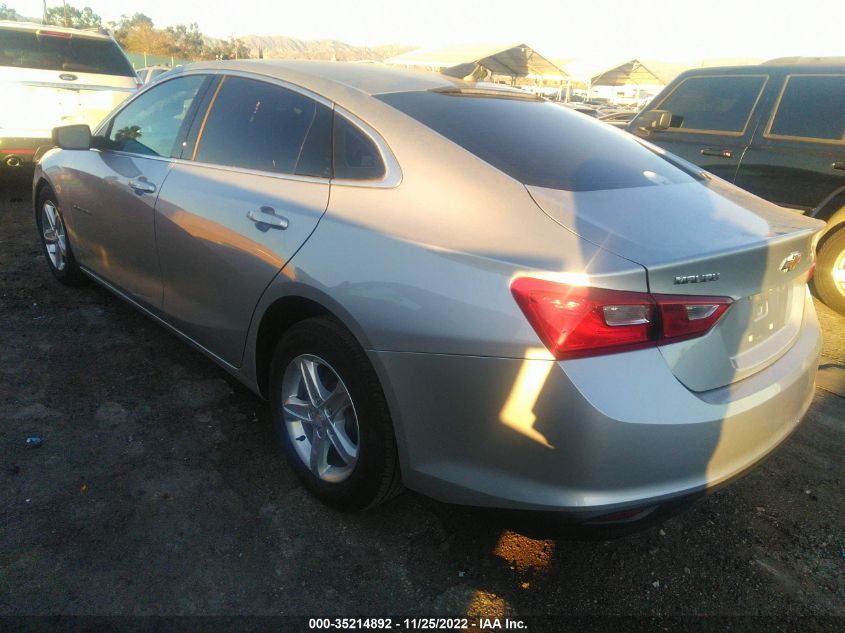 2021 CHEVROLET MALIBU LS VIN: 1G1ZB5ST9MF049571