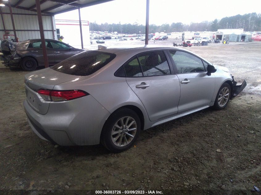 2022 TOYOTA COROLLA LE VIN: JTDVPMAE3NJ225601