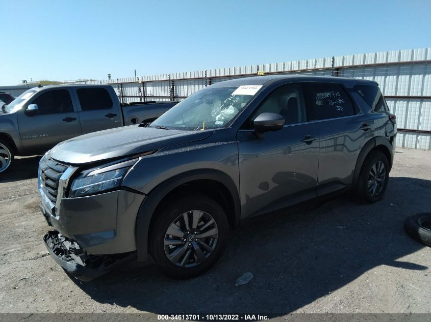 2022 NISSAN PATHFINDER S VIN: 5N1DR3ACXNC249442