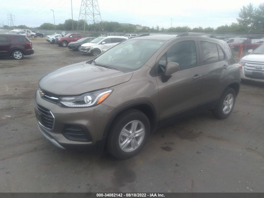 2021 CHEVROLET TRAX LT VIN: KL7CJPSB5MB349566