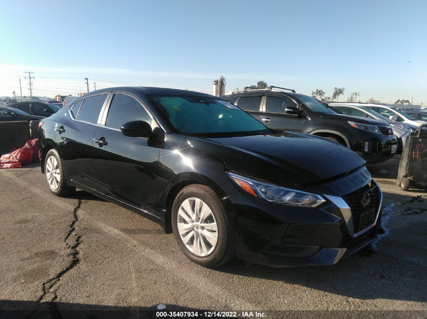 2022 NISSAN SENTRA S VIN: 3N1AB8BV3NY211344