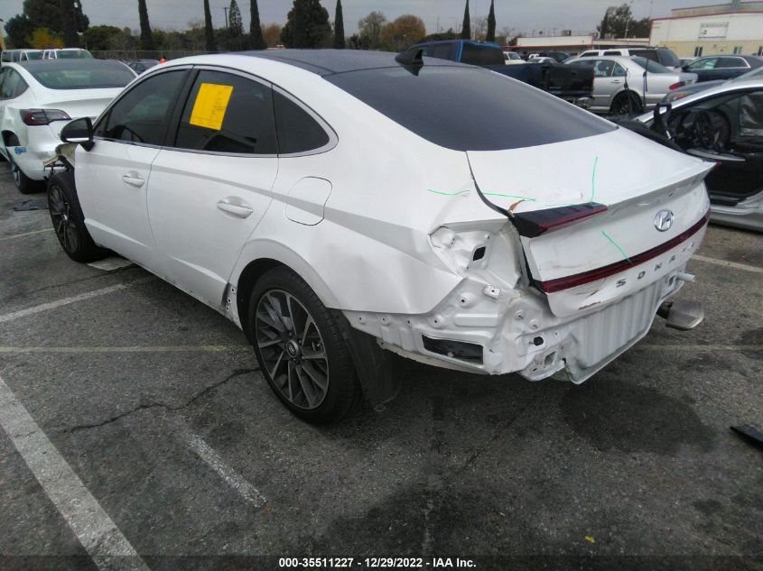 2022 HYUNDAI SONATA LIMITED VIN: KMHL34J24NA194122