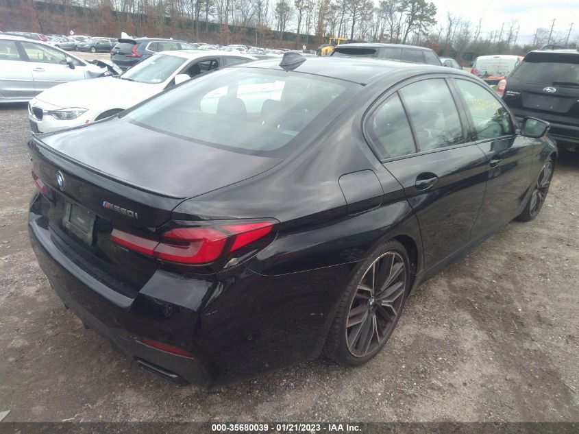2021 BMW 5 SERIES M550I XDRIVE VIN: WBA13BK04MCF57681