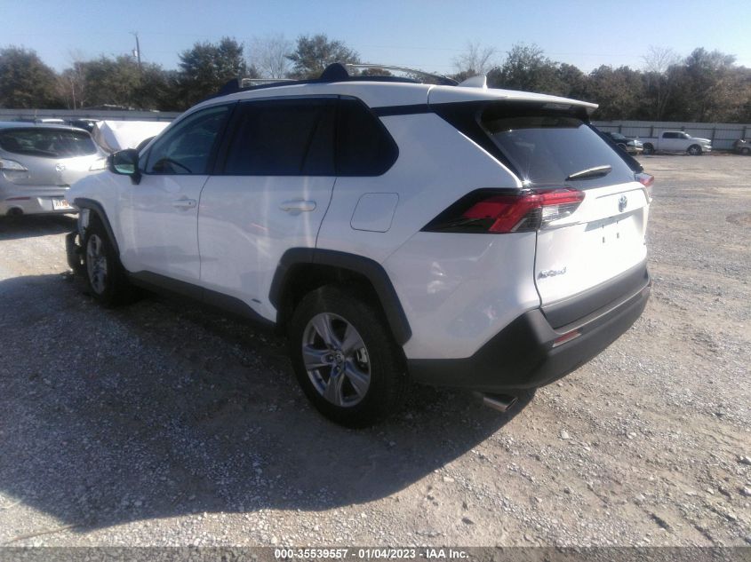 2022 TOYOTA RAV4 HYBRID XLE VIN: 4T3RWRFV2NU058658