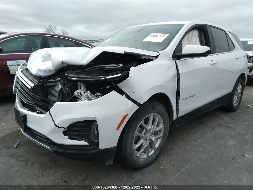2022 CHEVROLET EQUINOX LT VIN: 3GNAXKEV1NL223441