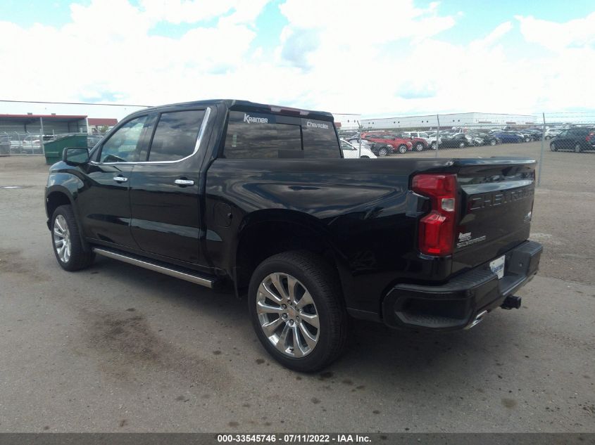 2022 CHEVROLET SILVERADO 1500 LTD HIGH COUNTRY VIN: 1GCUYHEL5NZ229045