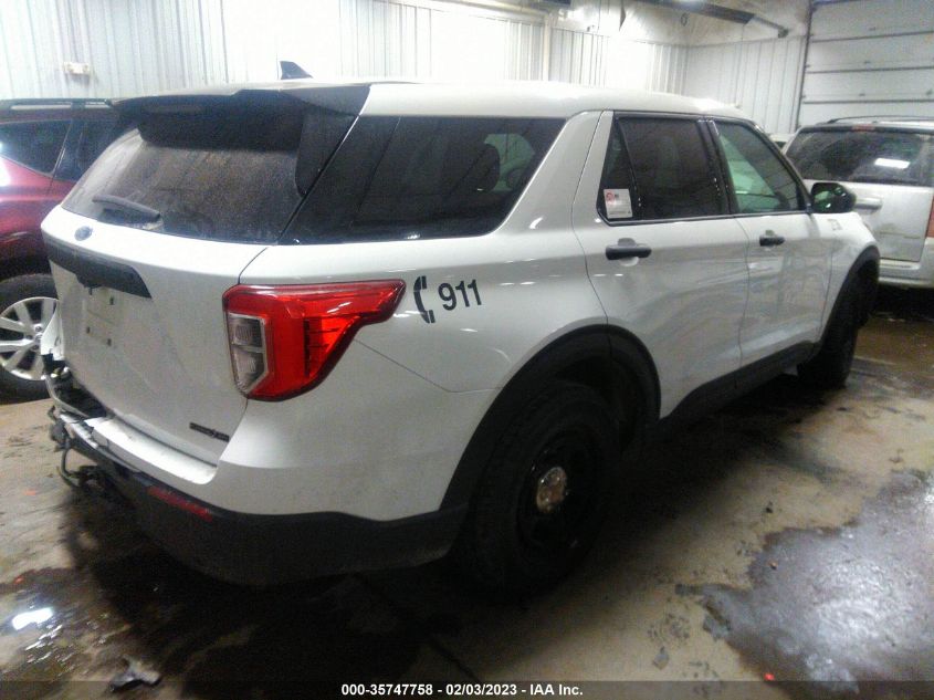 2021 FORD POLICE INTERCEPTOR VIN: 1FM5K8AB7MGA18843