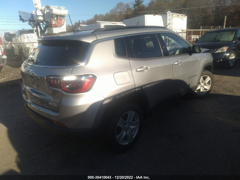 2022 JEEP COMPASS LATITUDE VIN: 3C4NJDBBXNT173124