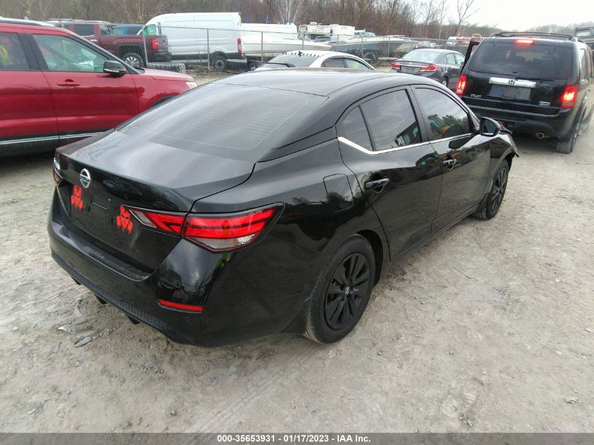 2022 NISSAN SENTRA S VIN: 3N1AB8BV5NY278883
