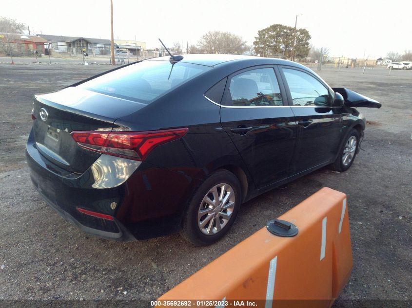2022 HYUNDAI ACCENT SEL VIN: 3KPC24A66NE170556