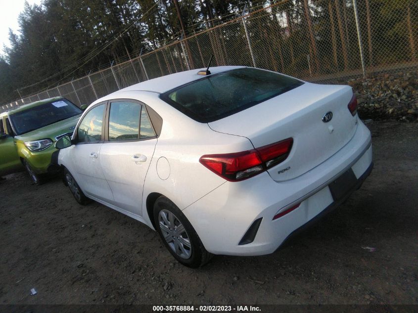 2021 KIA RIO S VIN: 3KPA24AD7ME382189