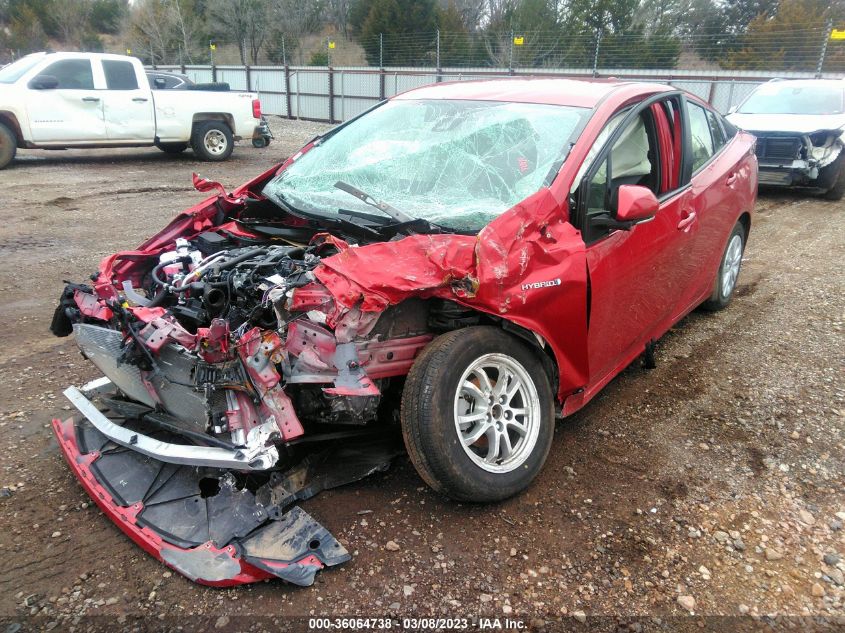 2022 TOYOTA PRIUS L VIN: JTDKAMFU0N3181579