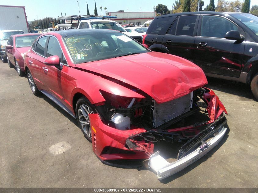 2021 HYUNDAI SONATA SEL VIN: 5NPEF4JA1MH116092