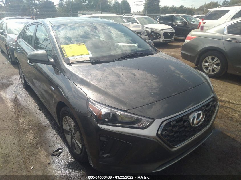 2020 HYUNDAI IONIQ HYBRID BLUE VIN: KMHC65LC2LU228587