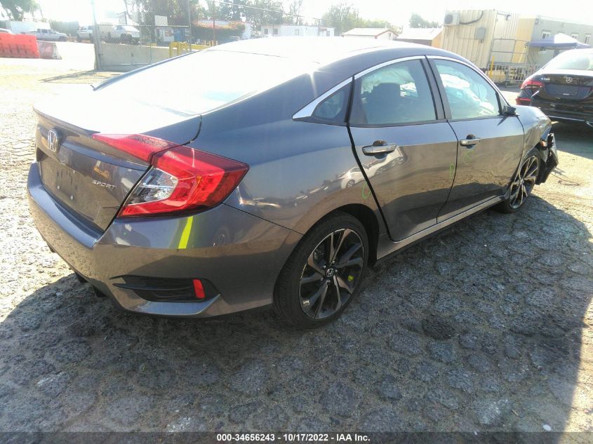 2021 HONDA CIVIC SEDAN SPORT VIN: 2HGFC2F89MH526284