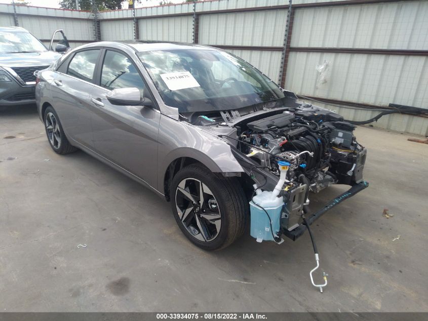 2022 HYUNDAI ELANTRA SEL VIN: KMHLN4AG2NU316433