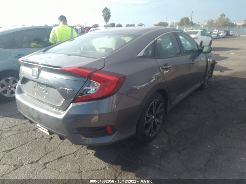 2021 HONDA CIVIC SEDAN SPORT VIN: 2HGFC2F89MH508304