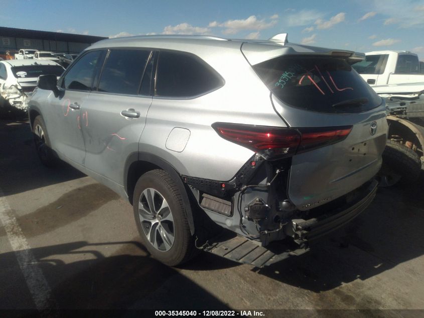 2020 TOYOTA HIGHLANDER XLE VIN: 5TDGZRAH6LS502168