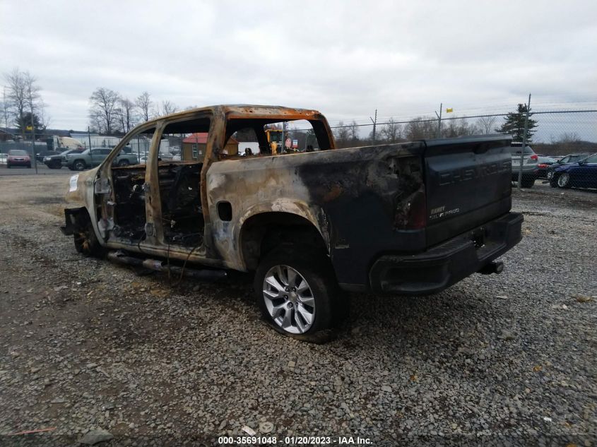 2022 CHEVROLET SILVERADO 1500 LTD CUSTOM TRAIL BOSS VIN: 1GCPYCEK6NZ137689