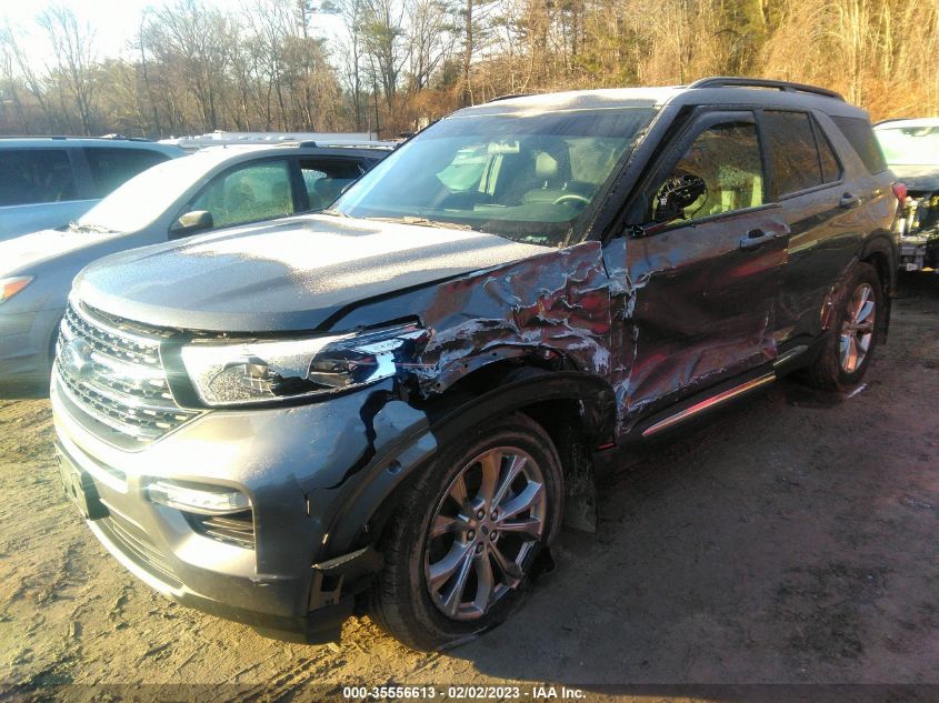 2022 FORD EXPLORER XLT VIN: 1FMSK8DH3NGA64870
