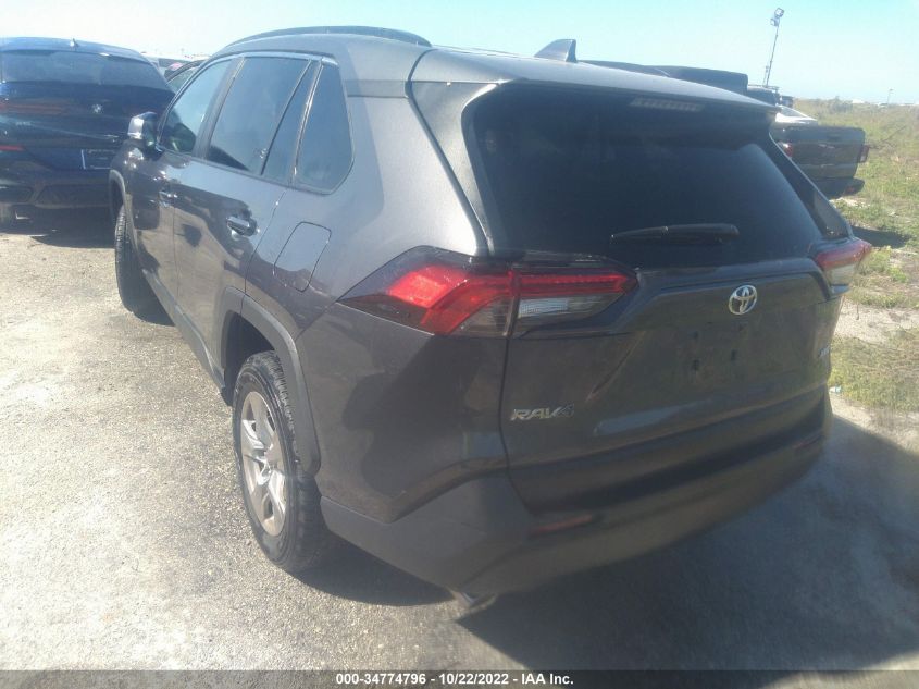 2022 TOYOTA RAV4 XLE VIN: 2T3W1RFV0NW187564