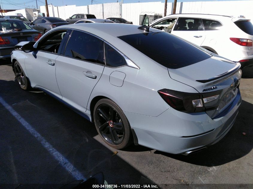 2021 HONDA ACCORD SEDAN SPORT VIN: 1HGCV1F31MA029627
