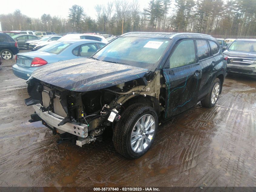 2022 TOYOTA HIGHLANDER LIMITED VIN: 5TDDZRBH1NS214062