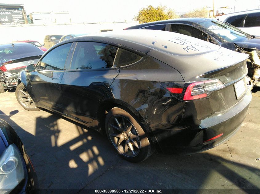 2022 TESLA MODEL 3 LONG RANGE VIN: 5YJ3E1EB1NF133339