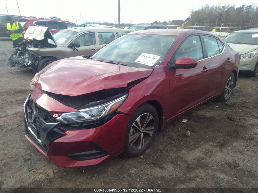 2022 NISSAN SENTRA SV VIN: 3N1AB8CVXNY271054