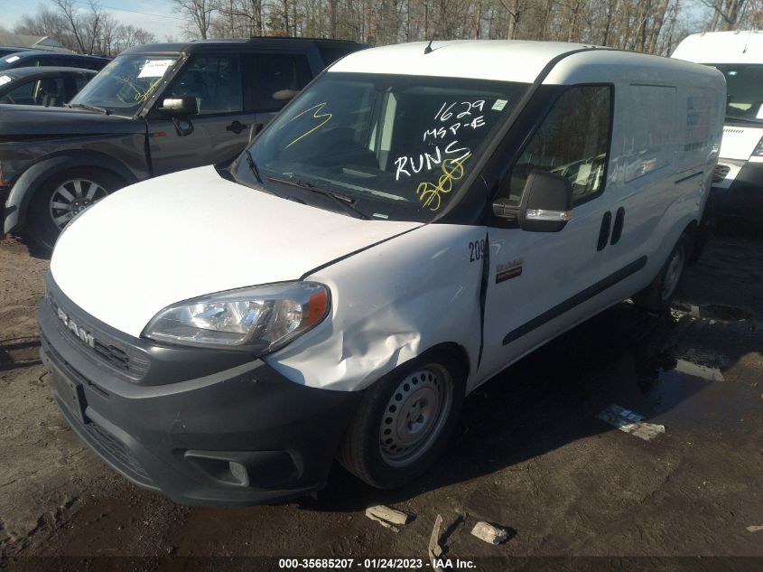 2021 RAM PROMASTER CITY TRADESMAN VIN: ZFBHRFAB2M6U41629