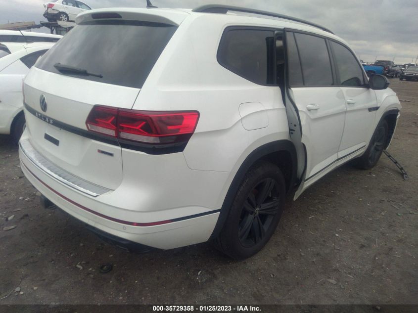 2022 VOLKSWAGEN ATLAS 3.6L V6 SEL R-LINE BLACK VIN: 1V2SR2CA9NC551319