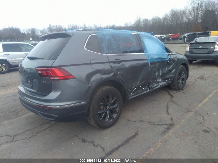 2022 VOLKSWAGEN TIGUAN SE VIN: 3VV2B7AX8NM011745