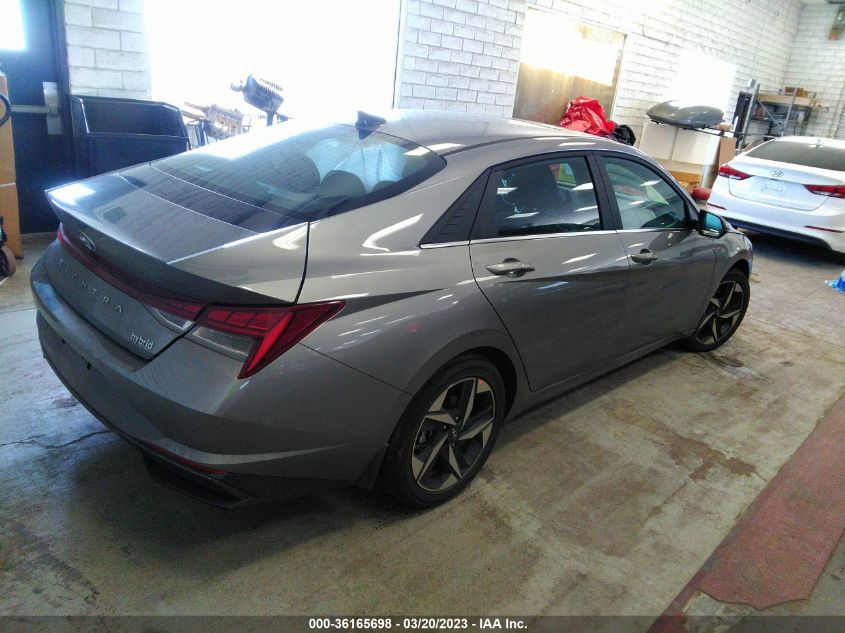 2023 HYUNDAI ELANTRA HYBRID LIMITED VIN: KMHLN4AJ1PU047114