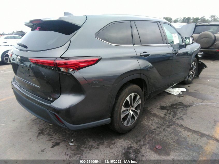 2020 TOYOTA HIGHLANDER XLE VIN: 5TDGZRAH2LS003108