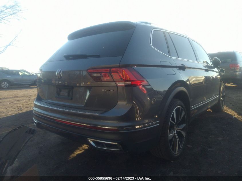 2022 VOLKSWAGEN TIGUAN SEL R-LINE VIN: 3VV4B7AX3NM092405