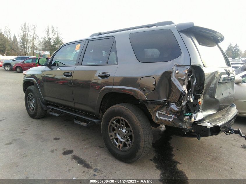 2021 TOYOTA 4RUNNER VENTURE VIN: JTEHU5JR4M5857153