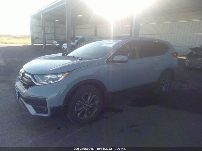 2022 HONDA CR-V EX VIN: 2HKRW2H52NH615953