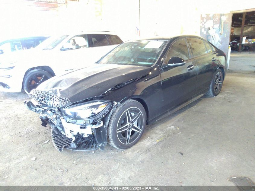 2022 MERCEDES-BENZ C-CLASS C 300 VIN: W1KAF4HB0NR065892