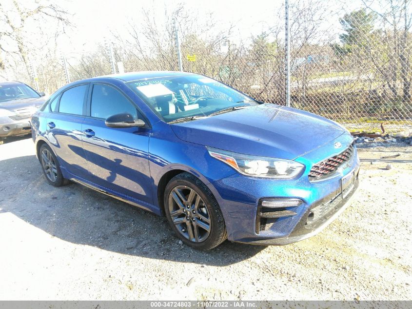 2021 KIA FORTE GT-LINE VIN: 3KPF34AD3ME357910