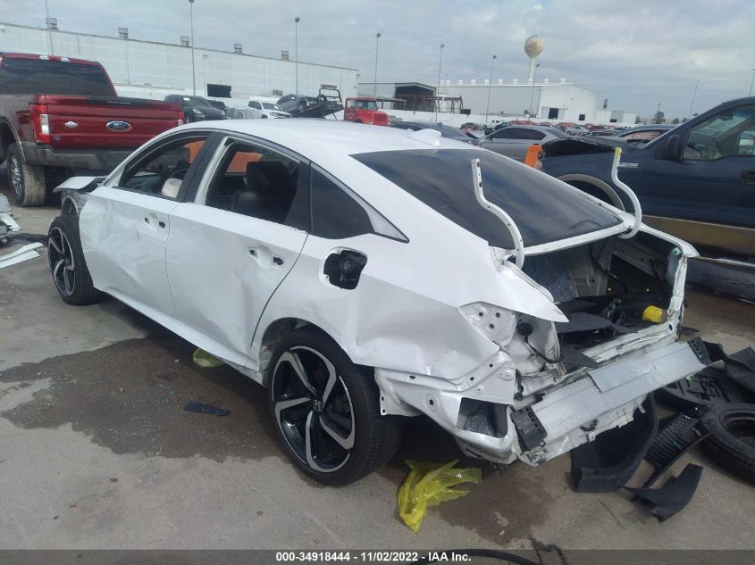 2020 HONDA ACCORD SEDAN SPORT VIN: 1HGCV2F32LA017491
