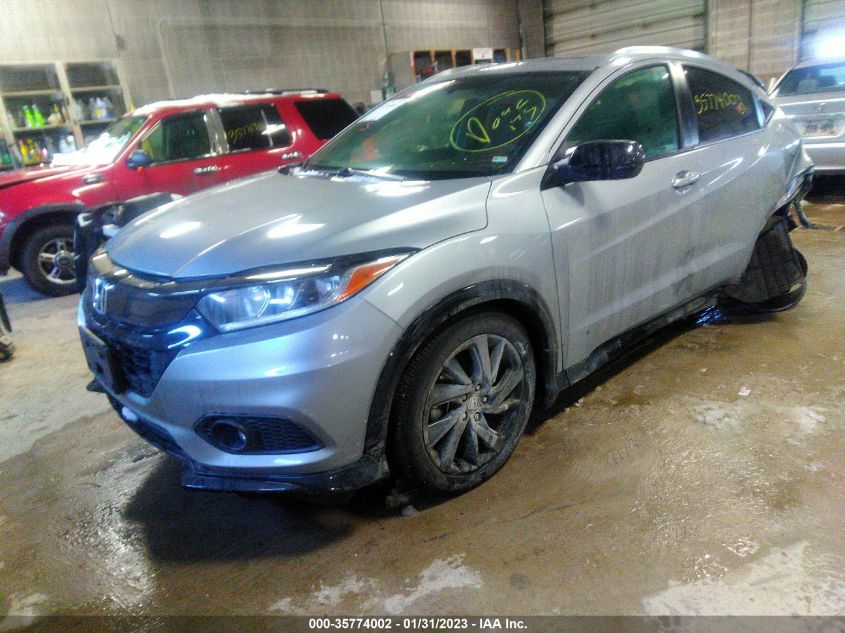 2022 HONDA HR-V SPORT VIN: 3CZRU6H12NM703108