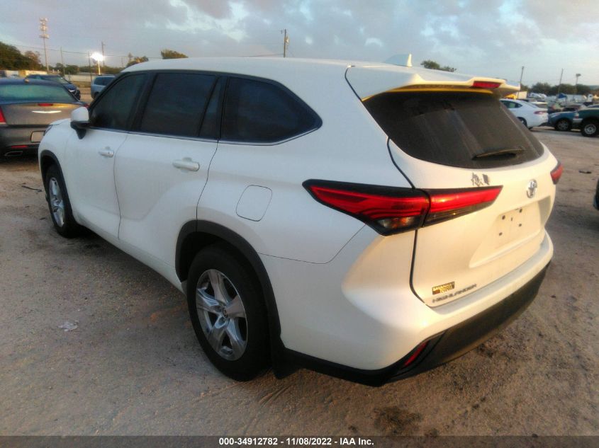 2021 TOYOTA HIGHLANDER L VIN: 5TDCZRBH9MS056533