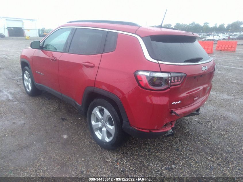 2021 JEEP COMPASS LATITUDE VIN: 3C4NJDBB9MT537872