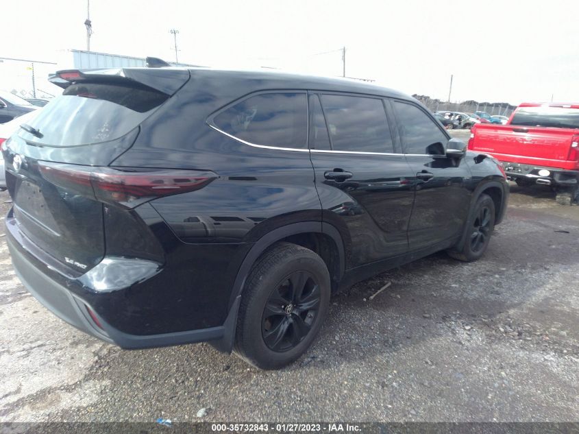 2021 TOYOTA HIGHLANDER XLE VIN: 5TDGZRBH7MS075227