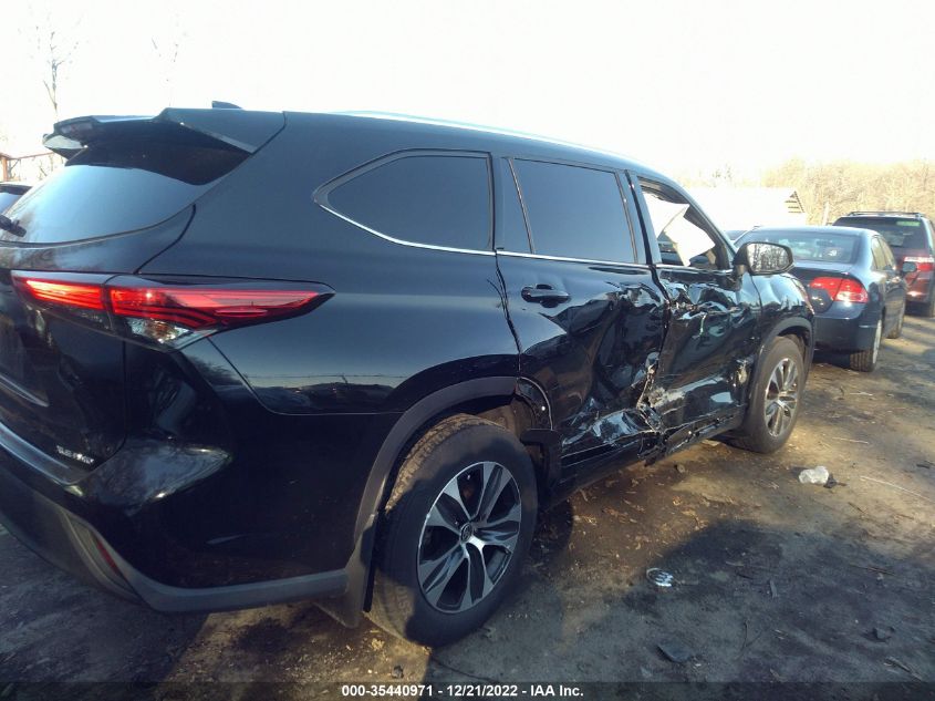 2020 TOYOTA HIGHLANDER XLE VIN: 5TDGZRBHXLS501894